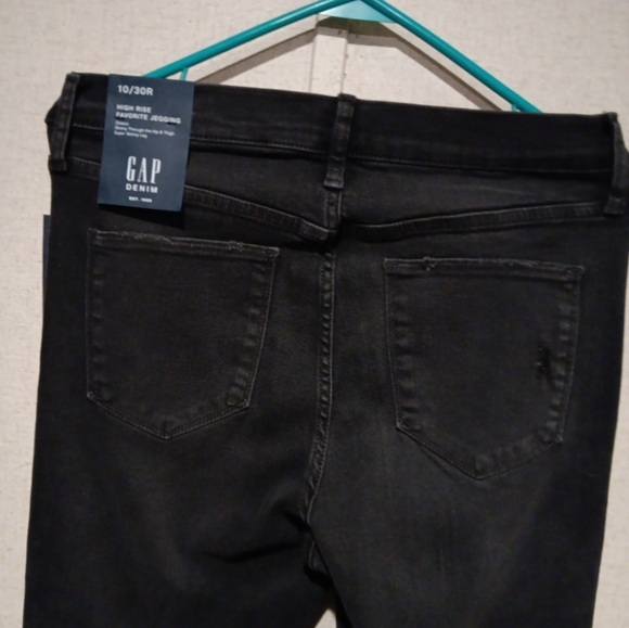 GAP Black Skinny Jeans Size 10/30R - Picture 7 of 7